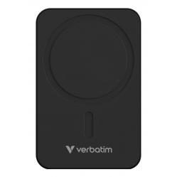 Verbatim - Charge ´n´ Go Essentials Power Bank Magnetic Wireless 20000 mAh Black - Electronics