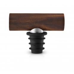 Eva Solo - Liquid Lounge Wine Stopper - Walnut wood - 4.6x6.7 cm - Home and Kitchen