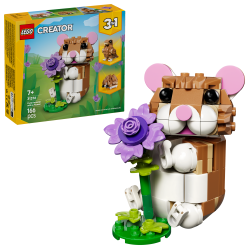 LEGO - LEGO Creator - Cute Hamster with a Flower (31376) - Toys