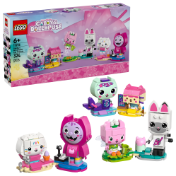 LEGO - Gabby's Dollhouse - Gabby's Brick-Built Cat Friends (11215) - Toys