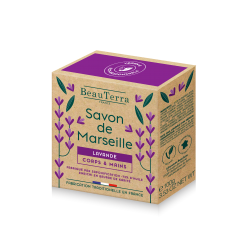 BeauTerra - Marseille Solid Soap - Lavander - 100 - Beauty