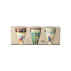 Rice - Melamine Kids Cup with Hero Print - Green - Small - Baby and Children