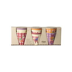 Rice - Melamine Kids Cup with Hero Print - Pink - Small - 160 ml - Baby and Children