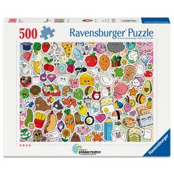 Ravensburger - Cute Kawaii Chaos 500p (12001796) - Toys