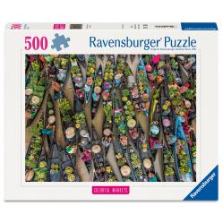 Ravensburger - Floating Market, Indonesia 500p (12001813) - Toys