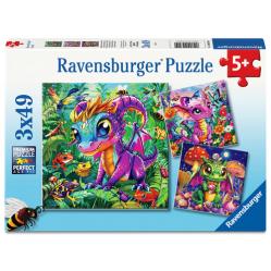 Ravensburger - Baby Garden Dragons 3x49p (12004301) - Toys