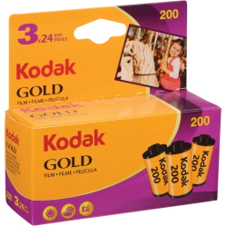 Kodak - 135 Gold 200 Carded 24x3 - Electronics