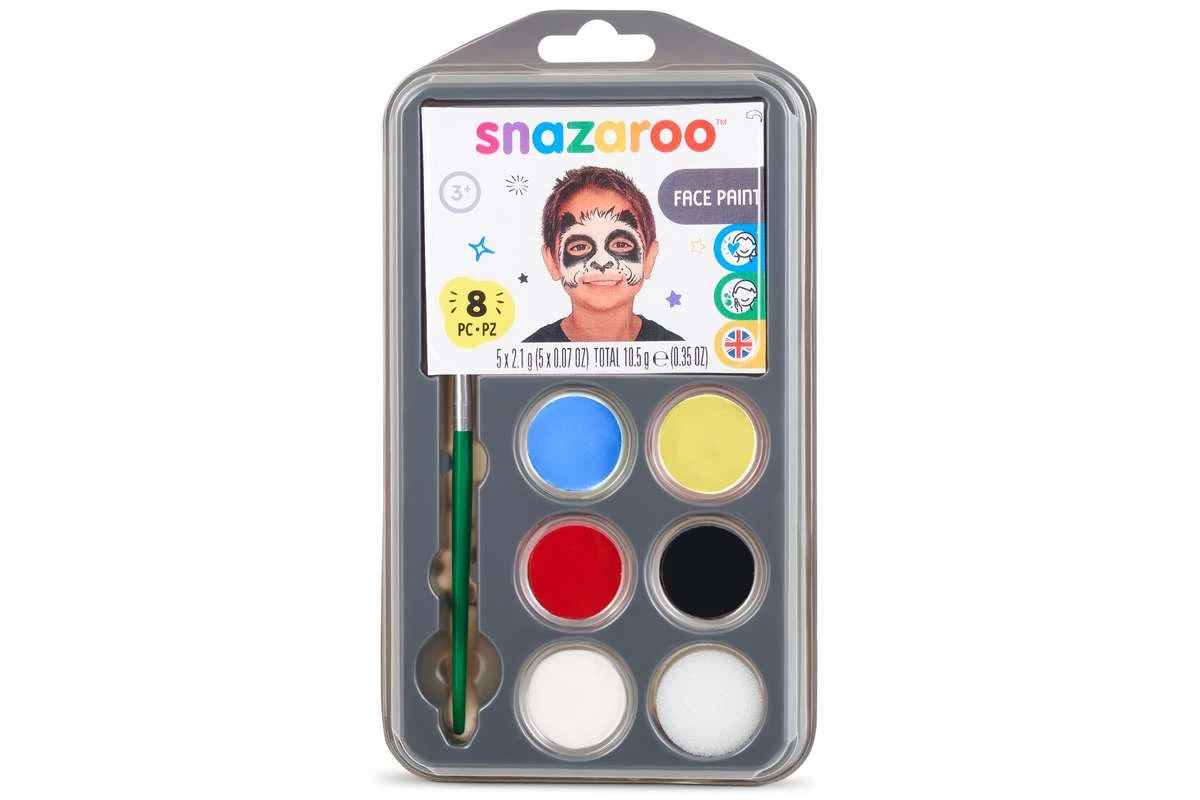 SNAZAROO - Face Paint Set 7 pieces + Idea booklet (791059) - Toys