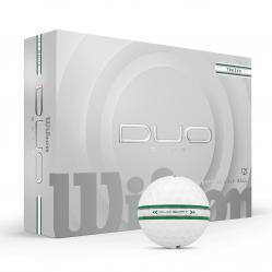 Wilson - Duo Soft Golf Ball TRK360 GR/SIL - 12-Ball - Sport and Outdoor