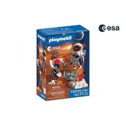 PLAYMOBIL - ESA: Astronaut with Robot (72014) - Toys