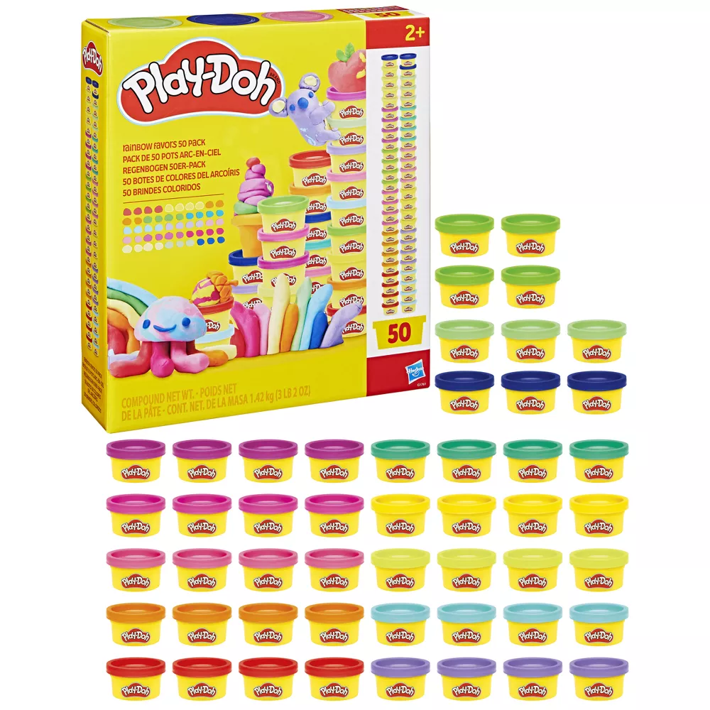 Play-Doh - Super Rainbow Flavors 50pack (G1761) - Toys