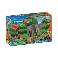 PLAYMOBIL - Elephant with Zookeeper (72068) - Toys