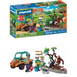 PLAYMOBIL - Zoo: Zookeeper with Vehicle (72072) - Toys
