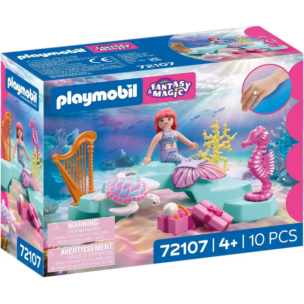 PLAYMOBIL – Mermaid with Gift (72107) - Toys