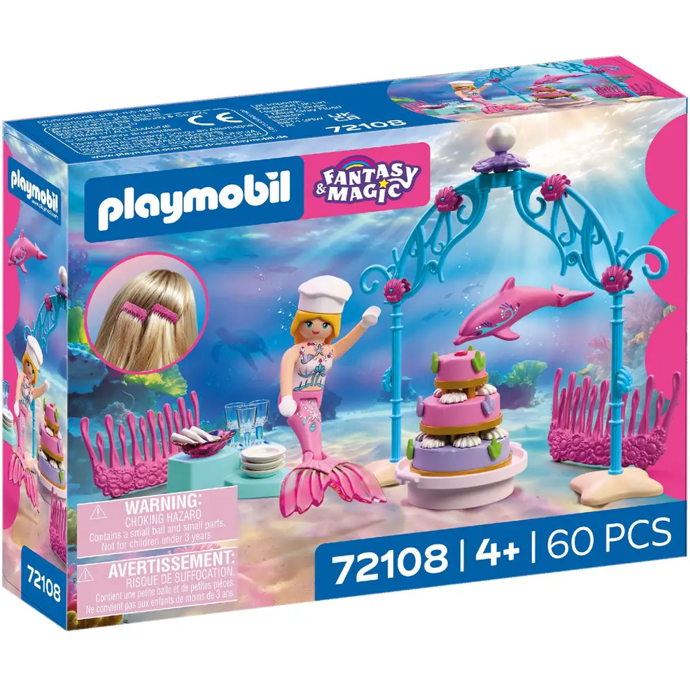 PLAYMOBIL – Underwater Wedding Buffet (72108) - Toys