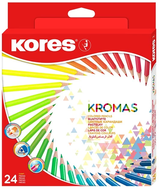 Kores – Kromas Coloured Pencils – 24 Pack (793392) - Toys