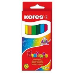 Kores - Wax Crayons - 12 Pack (733101) - Toys