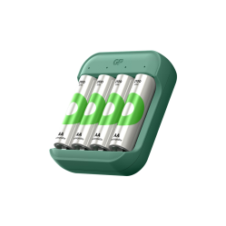 GP - ReCyko Battery Charger, B423 (USB-C), incl. 4 x AA 2100 mAh Batteries - Electronics