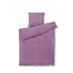 Juna - Bæk&Bølge Bed linen - Fuchsia/Mint - 140x220 cm - Home and Kitchen