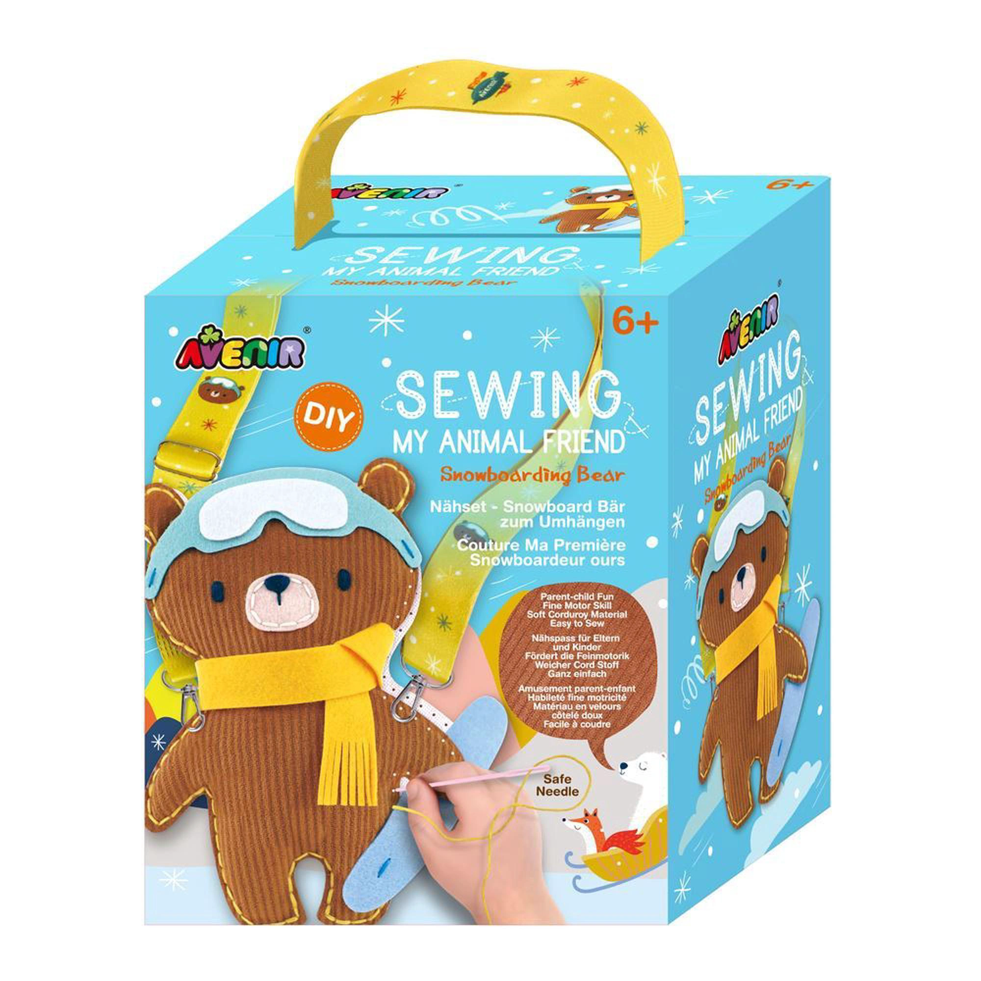 Avenir – Sew‑Your‑Own Plush "Bear" (5221816) - Toys