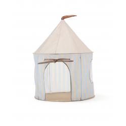 Kids Concept - Tent - Stripe light blue - 100x100x130 cm - Baby and Children