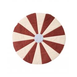 Kids Concept - Play Mat Circus - Red - 112x112x2 cm - Baby and Children
