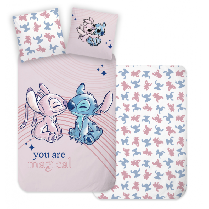Bed Linen - Junior Size 100 x 140 cm - Stitch & Angel (1029379) - Baby and Children