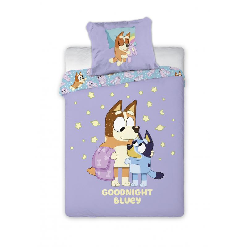 Bed Linen - Junior Size 100 x 140 cm - Bluey & Chilli (1029597) - Baby and Children