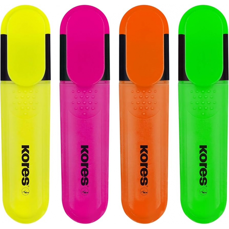 Kores - Highlighter Flat Assort. (373510) - Toys
