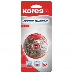 Kores Office Bubble Dispenser with Clips (743210) - Office and School Supplies