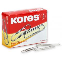 Kores Paper Clips 50 mm – 100 pcs. (743012) - Office and School Supplies