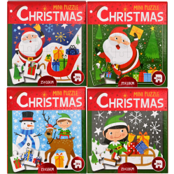 XMAS Mini Puzzle Asst. (24 pcs.) (1318) - Toys