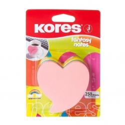 Kores - Heart Sticky Notes (748705) - Office and School Supplies