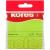 Kores - Neon Sticky Notes Green 75 × 75 mm (747077) - Office and School Supplies