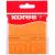 Kores  - Neon Sticky Notes Orange 75 × 75 mm (747074) - Office and School Supplies