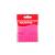 Kores - Neon Sticky Notes Red 75 × 75 mm (747075) - Office and School Supplies