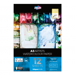 Zieler - Watercolour Pad - A3 (609290024) - Toys