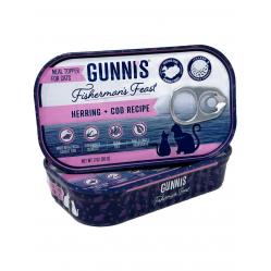 Gunnis - Toppers Herring & Cod, Cat - 85 g - Pet Supplies