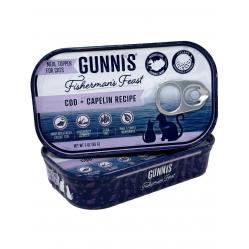 Gunnis - Toppers Cod & Capelin, Cat - 85 g - Pet Supplies