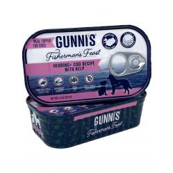 Gunnis - Toppers Herring & Cod with Seaweed - 127 g - Pet Supplies