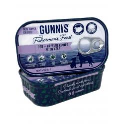 Gunnis - Toppers Cod & Capelin with Seaweed - 127 g - Pet Supplies