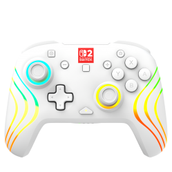 Turtle Beach - Wireless Controller - Afterglow Wave (White) - Nintendo Switch 2