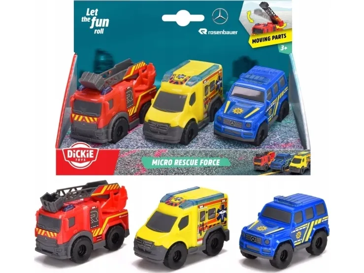 Dickie Toys - Micro Rescue Force (203712029) - Toys