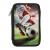 Dino World - Action Word Double Pencil Case Football - Dark Grey - Toys