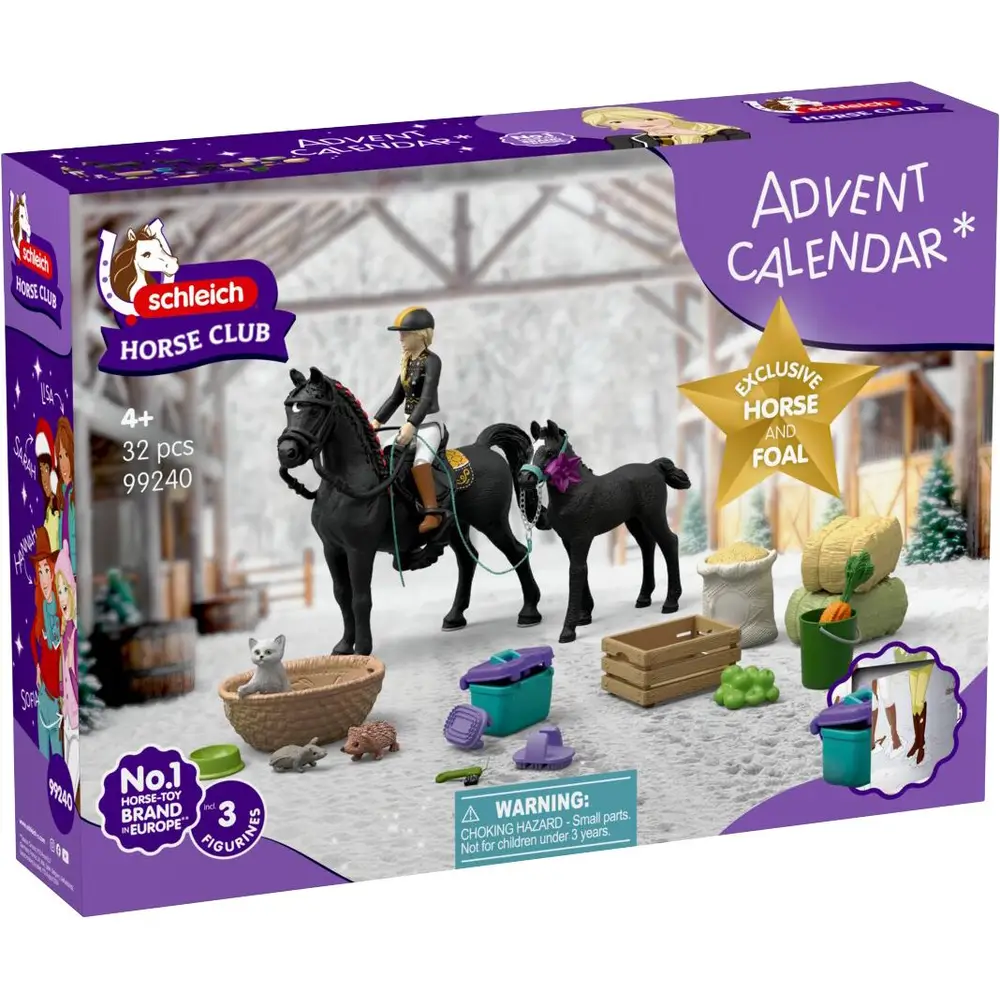 Schleich - Advent Calendar - Horse Club 2026 (99240) - Toys