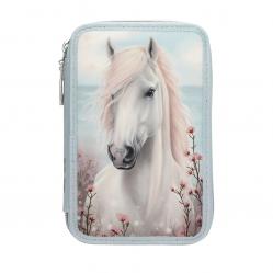 Miss Melody - Double Pencil Case - Pale Light Blue - Toys