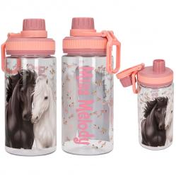 Miss Melody - Drinking Bottle BLOSSOM PONY - Pink and Peach - 500 ml - Toys