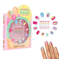 Topmodel - Artificial Nails And Deco Stone Set - CANDY GLAM - Toys