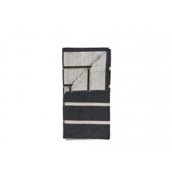 Zone Denmark - Sauna Bath Towel 140x70 cm - Black, Soft Grey, Camel - Home and Kitchen