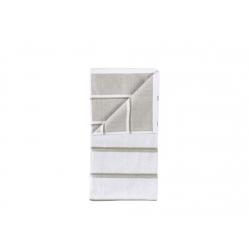 Zone Denmark - Sauna Bath Towel 140x70 cm - White, Soft Grey, Eucalyptus - Home and Kitchen